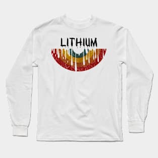 Vinyl Melted Lithium Vintage Long Sleeve T-Shirt